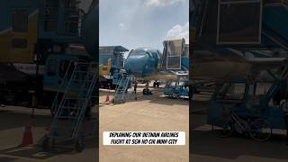 Deplaning our Vietnam Airlines flight at SGN Ho Chi Minh City [upl. by Ytitsahc]