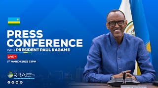 🔴LIVE Press Conference with President Kagame  1 March 2023 [upl. by Leelahk693]