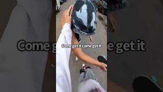 Bro wanted BEEF😤 short fighting scooter skate shorts insane viral scoot [upl. by Acined]