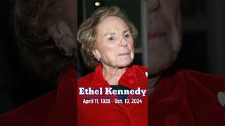 Ethel Kennedy April 11 1928  Oct 10 2024 [upl. by Adnarem]