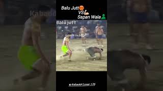 Balu jutt VS sapan wala kabaddi shorts video shorts trendingshorts kabaddishorts [upl. by Drooff33]