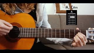 My Immortal  Evanescence  Guitar Chords  Easy Tutorial  Play Along  Acoustic [upl. by Rimidalv]