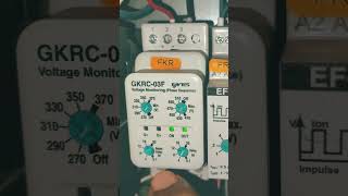 Voltage monitoring relay Phase sequence relay [upl. by Areid]