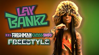 Lay Bankzs 2024 XXL Freshman Freestyle [upl. by Annaerda]