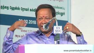 Nagaichuvai Navalar Mohanasundaram speech at bookfair 2018 on 20022018 [upl. by Ahsemik]