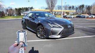 2021 Lexus RC 350 F Sport Start Up Exhaust Test Drive and Review [upl. by Llen441]