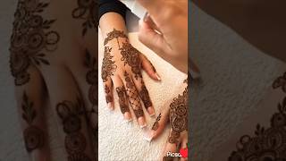 Full hand henna tutorial mehndi design for bridal💞 mehndi hennadesign viralshort bridal [upl. by Munmro]