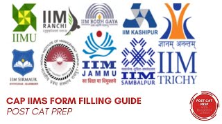 IIM CAP  FORM FILLING GUIDE  POST CAT PREP  Season 6 [upl. by Roselyn]