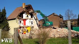 Abriss des Hauses Gläsker in Steinhagen [upl. by Melar]