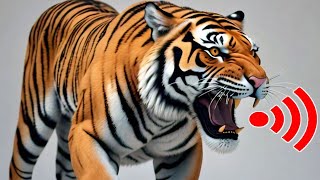 Tiger Roar Sound Effect  Sound of Tiger Growling  Tiger Roar to Attract Animals [upl. by Hadrian]