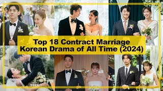 TOP 18【Contract Marriage】KOREAN Drama of All Time《2024》 [upl. by Sherard]