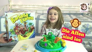 BANANA EXPRESS 🍌 Alle Affen aufs Bananenboot und los geht´s 🐵 Aktionsspiel  Ravensburger [upl. by Necila]