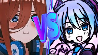 Susano no Mikoto vs Okita Souji  RAP  Miku vs Nakano Miku Credito SoulRap [upl. by Ayikahs]