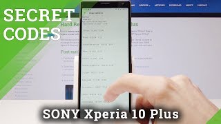 SECRET CODES SONY Xperia 10 Plus  Tricks amp Hacks  Secret Options [upl. by Ateiluj]