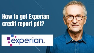 How to get Experian credit report pdf [upl. by Lajes31]