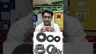 Formation of permanent magnets electromagnets permanentmagnet physicswallah pw magnetism ferom [upl. by Nennarb]