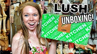 Lush APRIL Easter Subscription Box  Lush Kitchen Unboxing [upl. by Omocaig333]