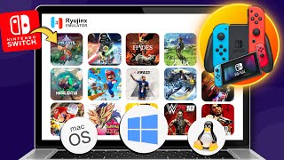 How to play Nintendo Switch Games on PC amp Laptop  Ryujinx Emulator [upl. by Enileqcaj]