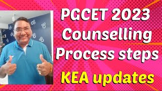 PGCET counselling process 2024PGCET mbamcaPgcet updates 2024Pgcet 2024 option entryPGCET update [upl. by Biron]