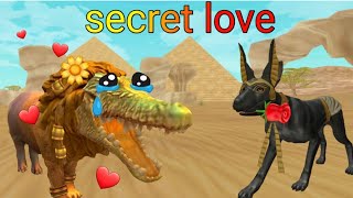 wildcraft anubis and ammit secret love 😂3d funny 😂animation [upl. by Lempres329]