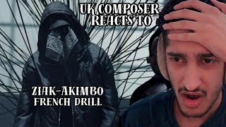 UK COMPOSER REACTS to Ziak  Akimbo Prod Focus Beatz X Hellboy [upl. by Lallage]