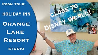 HOLIDAY INN Club Vacations at Orange Lake Resort STUDIO Sleeps 5 ROOM TOUR Near Walt Disney World [upl. by Eihtak]