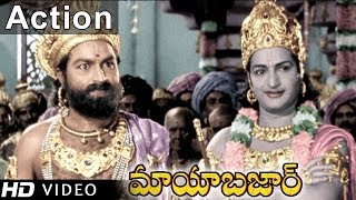 Mayabazar Movie Climax  SVR NTR ANR Savitri [upl. by Maletta]