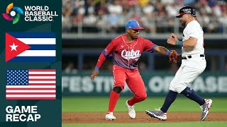 Cuba vs United States Game Highlights  2023 World Baseball Classic [upl. by Layman]