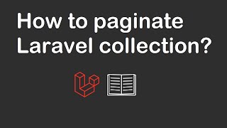 How to paginate Laravel collection [upl. by Eimmit]