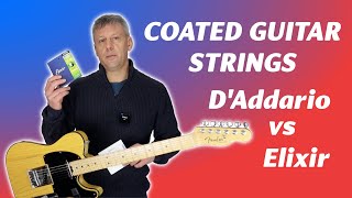 DAddario XS vs Elixir Optiweb  Which Coated Guitar Strings Are The Best [upl. by Romano]