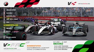 Assetto Corsa  FAC XI 2024  Lauf 8  Mexiko  virtualracingorg [upl. by Elockin]