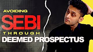 Deemed Prospectus Avoiding SEBI The Legal Way  CA INTER LAW  CA Rohan Gupta [upl. by Lairret]