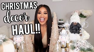 Christmas Decor Haul  Hobby Lobby BIG LOTS TJMAXX 2018 [upl. by Hemetaf]