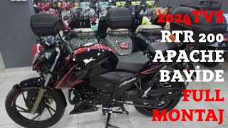 2024 TVS Apache RTR 200 4V Bayiden Full Kurulumu [upl. by Terencio416]