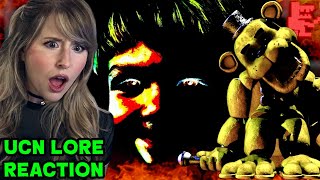 NEW FNAF FAN REACTS TO ULTIMATE CUSTOM NIGHT LORE FIVE NIGHTS AT FREDDYS [upl. by Eissat]