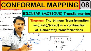 BilinearMobius Transformation related theorem  Conformal Mapping lecture8 [upl. by Janos]