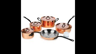 Mauviel Mheritage M250C 9piece 25mm Copper Cookware Set with Cast Stainless Steel Handles [upl. by Vania758]