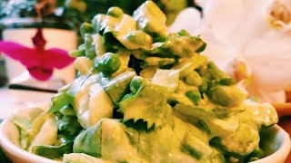 Pea Endives Salad wth Macadamia Mayonnaise  Take 3 [upl. by Zacharia]