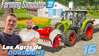 NOUVEAU CLAAS 660 A LA FERME  Les Agris de Dordogne avec jfitfarmer 16 [upl. by Eniroc7]