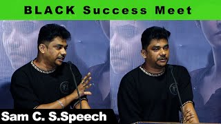 Sam C SSpeech At BLACK Success Meet [upl. by Ennairek60]