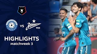 Highlights FC Orenburg vs Zenit 02  RPL 201920 [upl. by Parcel]