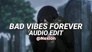 bad vibes forever  xxxtentacion ft pnb rock amp trippie redd edit audio [upl. by Hunsinger]