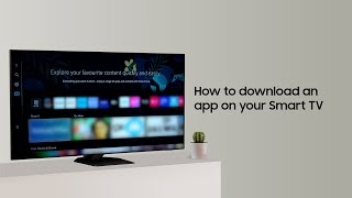 How to download an app on your Smart TV  Samsung [upl. by Sadler]