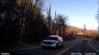 Giving right of way  mta police response and no signal  Viofo A139 Pro 4K [upl. by Horner]