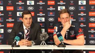 Rebels vs Highlanders Post Match Presser [upl. by Mcconnell]