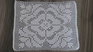 cuadros en crochet para mantel fáciles y bonitos [upl. by May663]