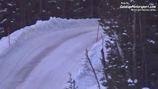 Rally Sigdalsrally SS7 Nysetra 19012019 Cam3 [upl. by Ykcim]