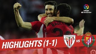 Highlights Athletic Club vs Real Valladolid 11 [upl. by Kcirrej778]