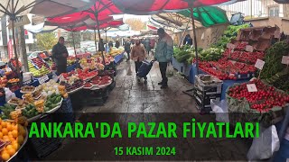 Ankarada Pazar Fiyatları [upl. by Farrison536]