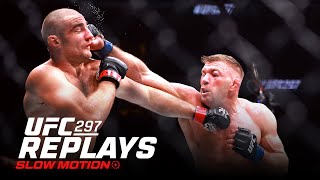 UFC 297 Highlights in Slow Motion [upl. by Silbahc]